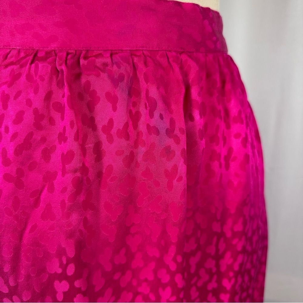 Vintage ARGENTI Silk Top Skirt Set  Sz10‎ Short Sleeve Cinch Waist Pink READ - Picture 16 of 16